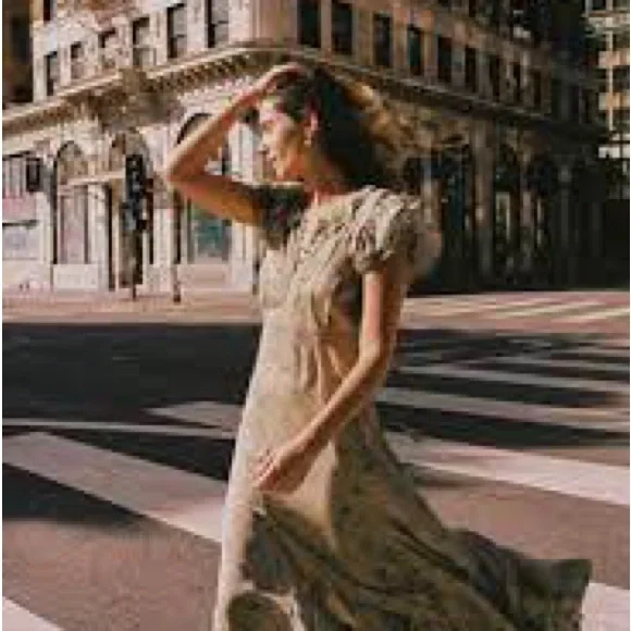 NWT Christy Dawn Vaughn Dress size small in Mums Ditsy Fern - Picture 4 of 11